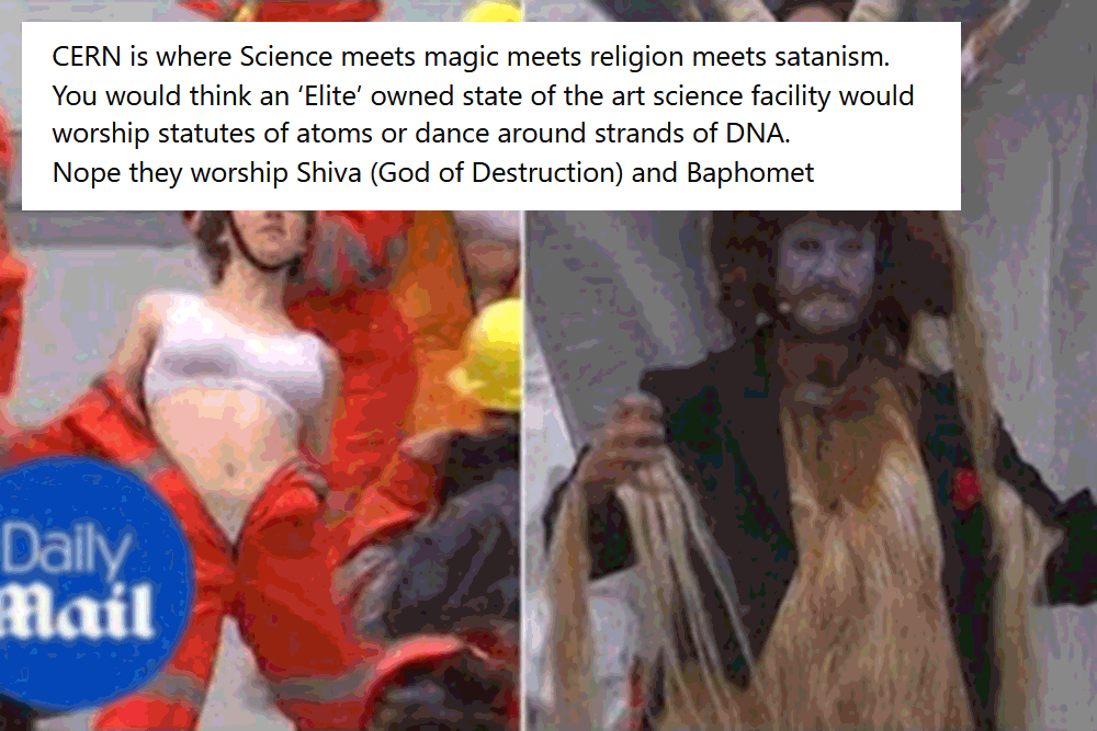 ‘Absolutely insane’ performance at Swiss railway tunnel opening, not ‘satanism’ at European physics project Cern
