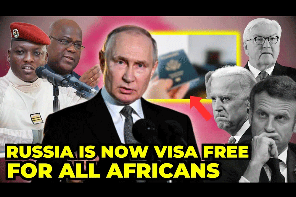 Russia now visa-free for all 55 African states? No, only six countries completely exempt