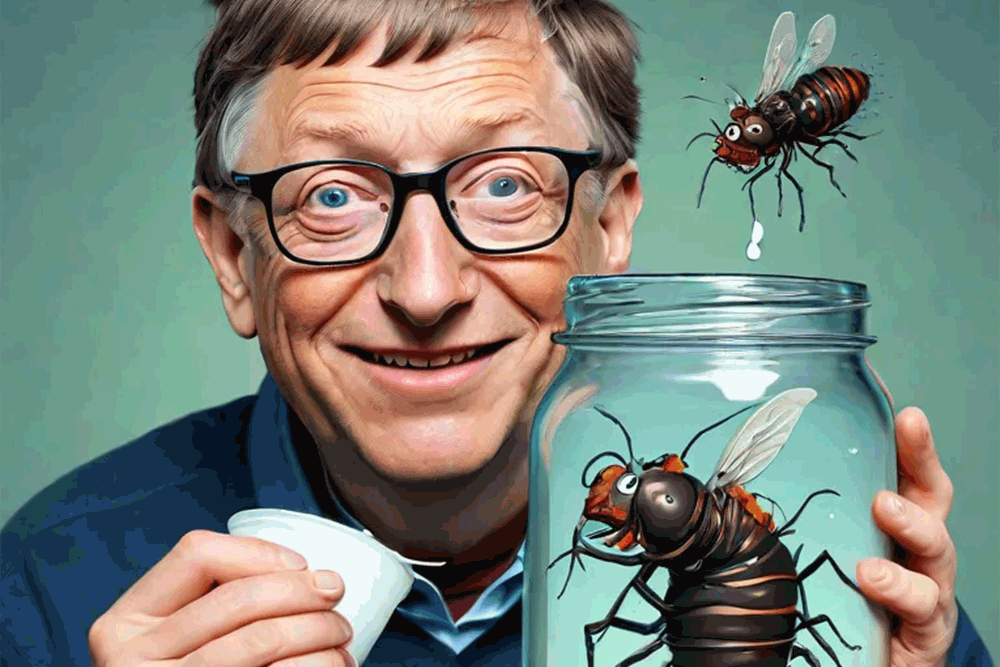 Bill Gates launches maggot milk? No, Alex Jones nonsense misuses South African dairy alternative EntoMilk