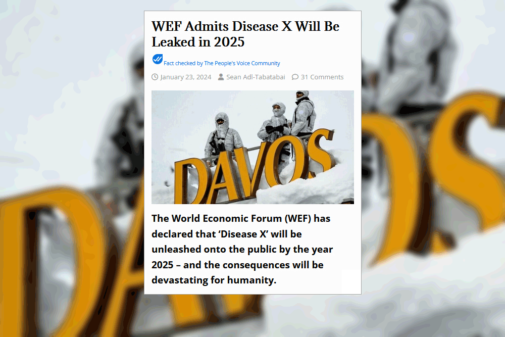 "Disease X" is simply a placeholder name for a possible future pandemic, used in planning a response to such an outbreak. Conspiracy theorists have hijacked the name to spread their special brand of fear.