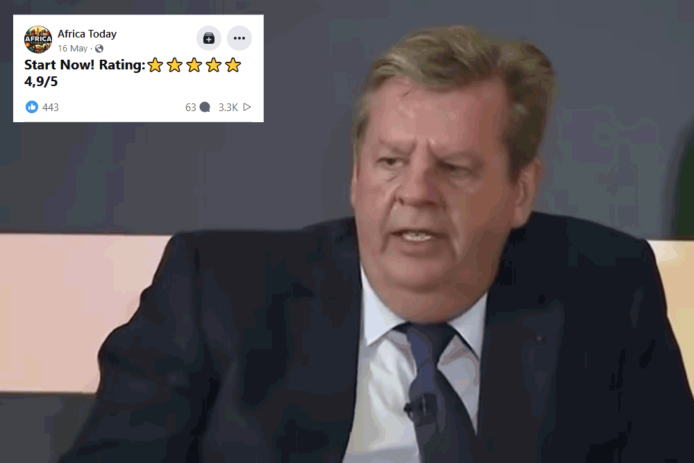 A scammer’s voice has been dubbed onto a Financial Times interview with Johann Rupert. South Africa's richest person is not promoting a scheme offering a dubious $1,000 daily return.