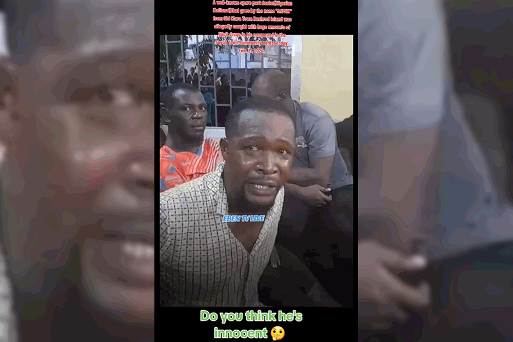 The "Nigerian drug dealer" is one of many harmful stereotypes of migrants in South Africa. But the video was shot in the West African county of Liberia.