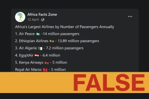 No, Nigeria’s Air Peace not Africa’s largest airline by passengers