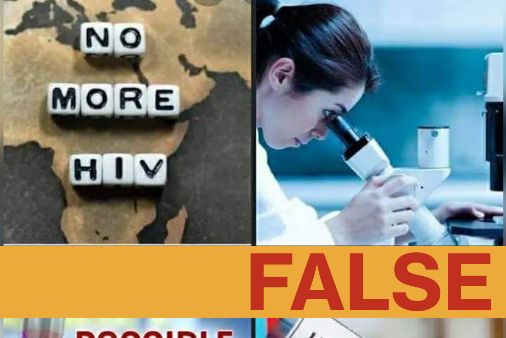 Any claim to “cure” HIV is false. A new social media scam targeting HIV-positive people in Zambia latches onto Crispr gene editing technology, used in an exciting experiment in the search for a cure.