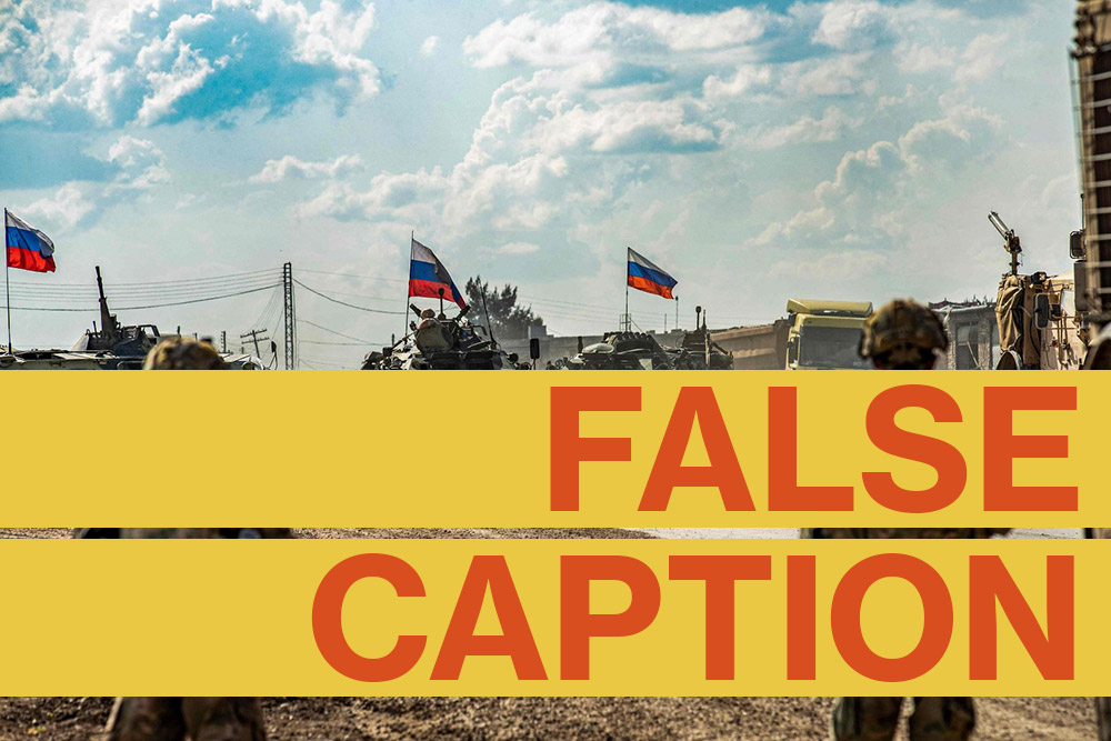 Russian troops taking over US base in Niger? No, photo shot in Syria