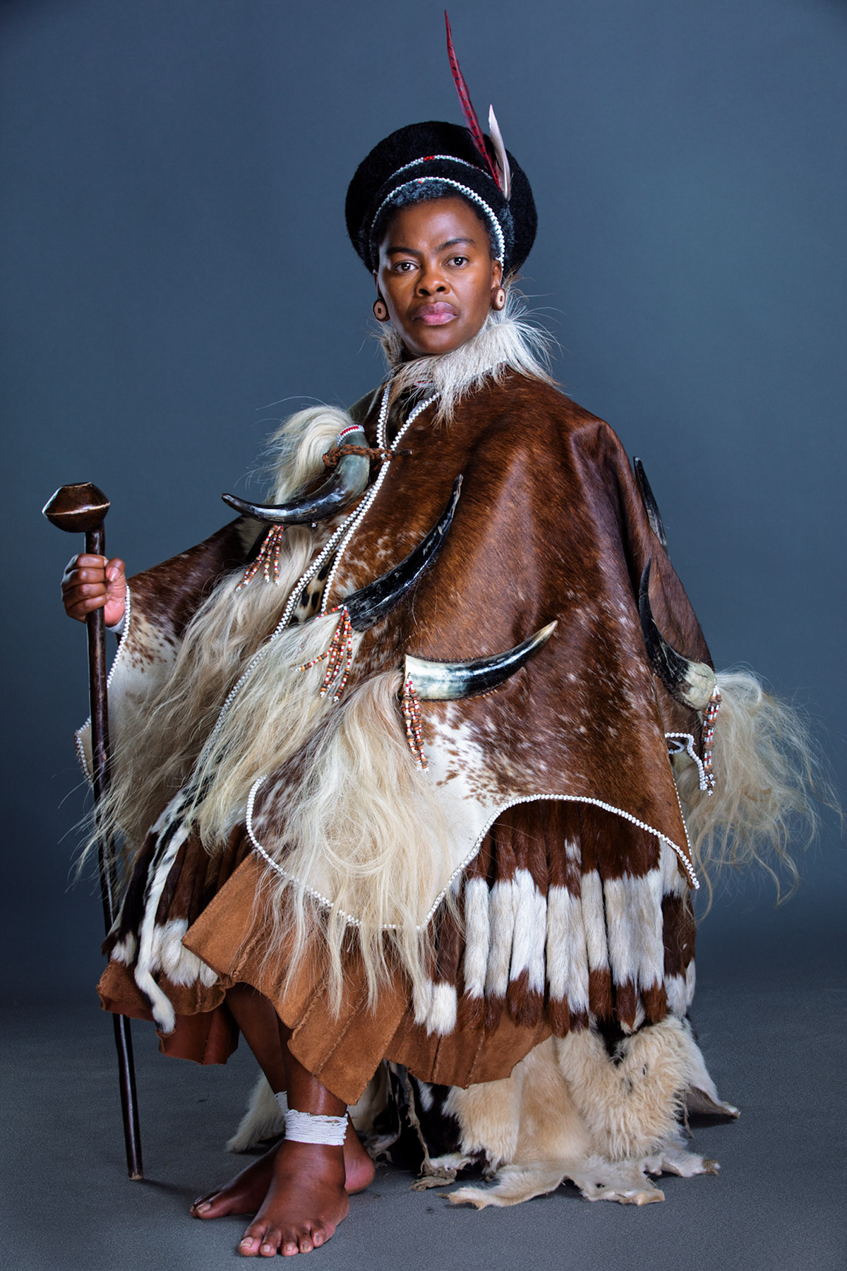 Dawn Thandeka King plays Mkabayi kaJama, a princess, politician