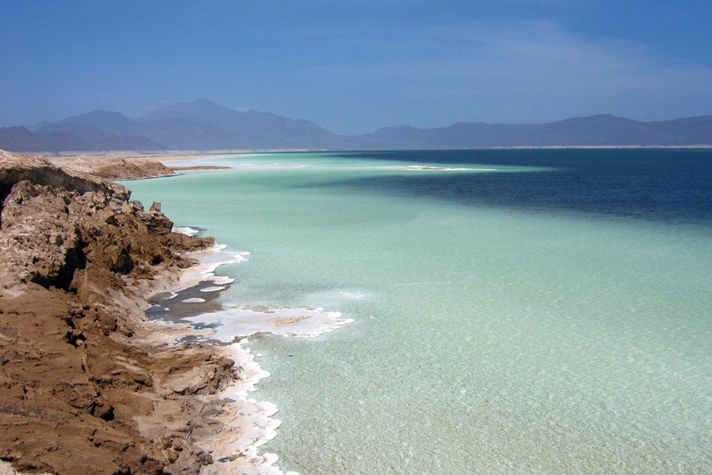 Africa - Lake Assal in Djibouti