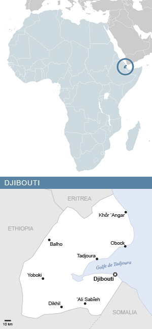 Map of Country and Africa