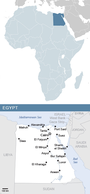 Map of Country and Africa