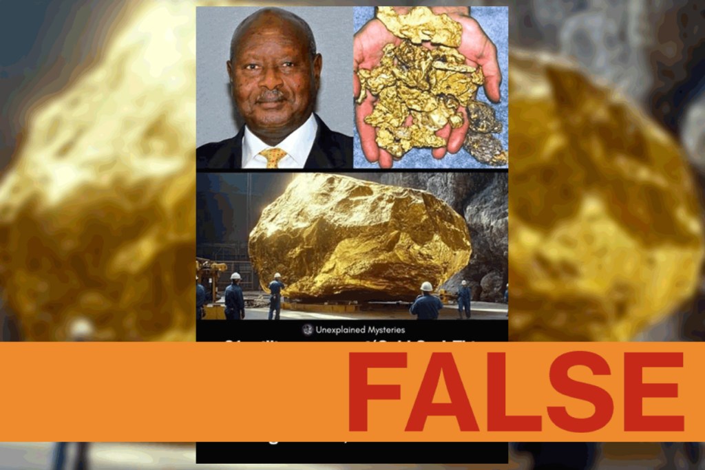 The claim that the small African country of Uganda has discovered 31 million tonnes of gold ore with a yield of 320,000 tonnes of refined gold is going viral. But its numbers are, simply, impossible.