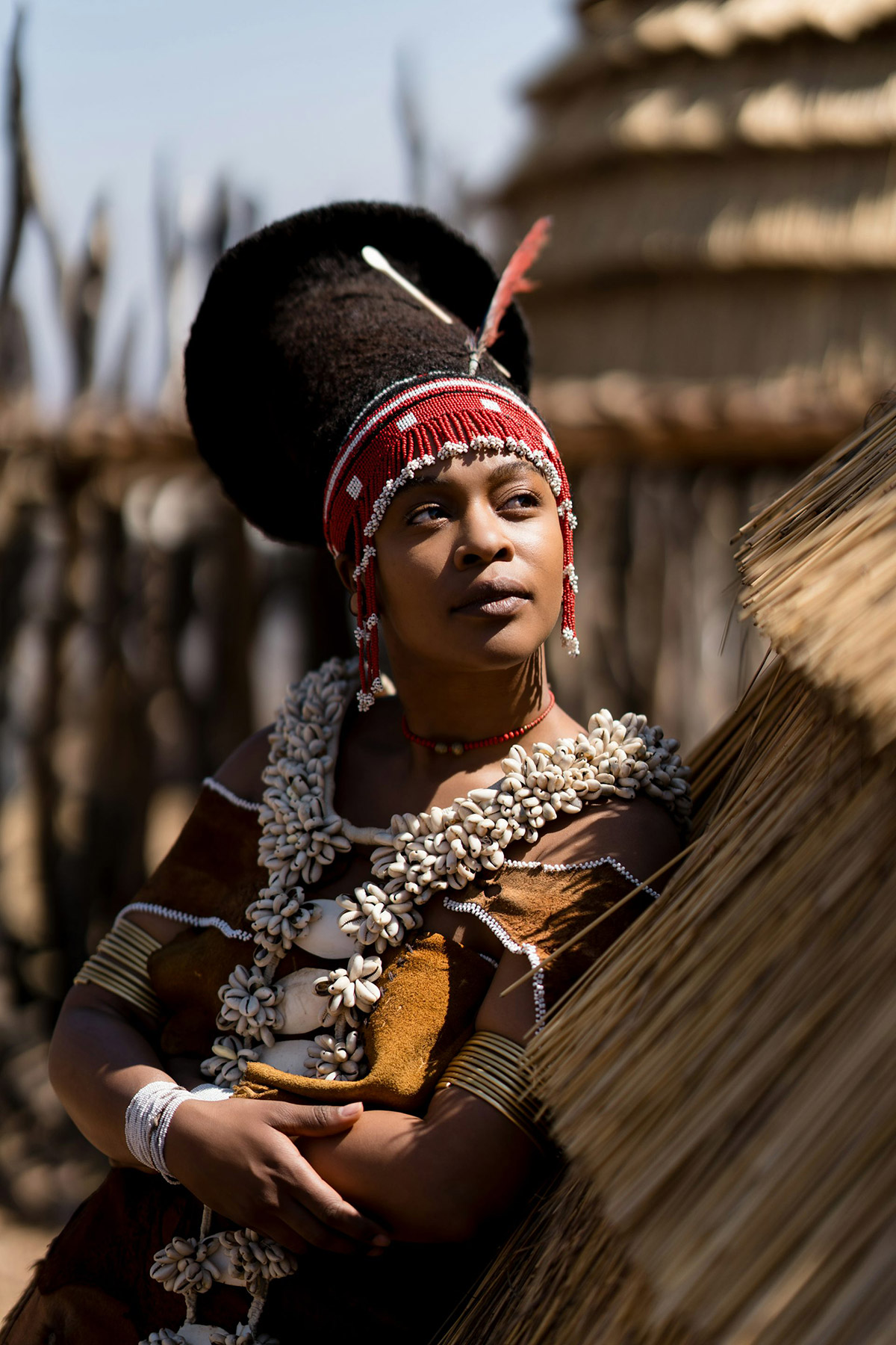 Nomzamo Mbatha plays Queen Nandi kaMbengi, Shaka's mother