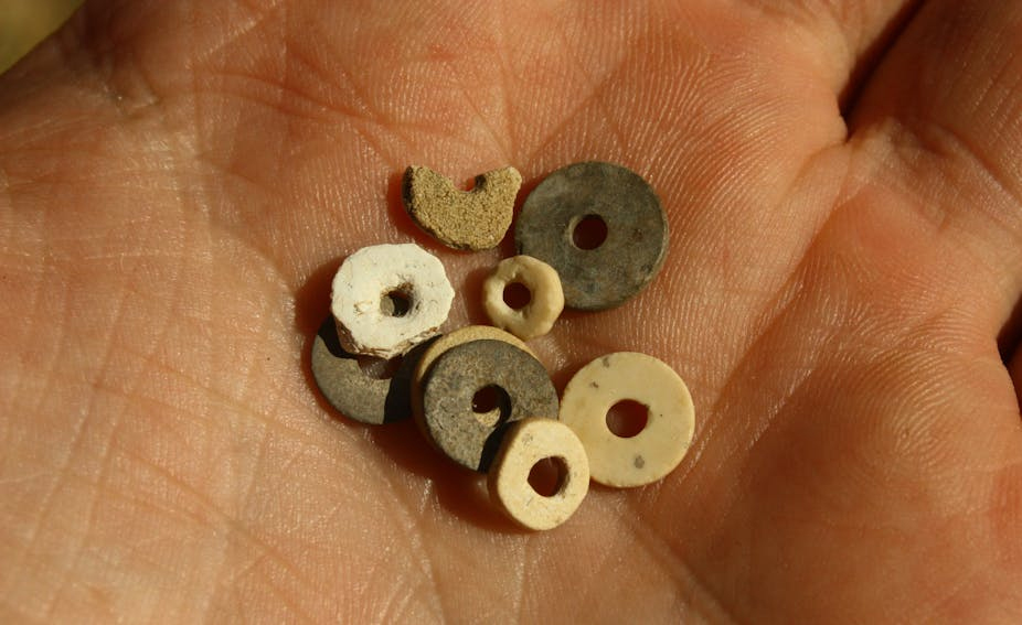 Ostrich eggshell beads found at Thulamela tell a lot about ancient production strategies, value systems and trade. (Image: author supplied)