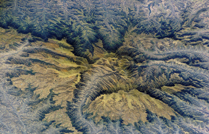 Formed by rapidly erupting lava 31-million years ago, the Semien Mountains in northern Ethiopia, near Gondar in Amhara region, look like a map of Middle Earth. The highest part of the Ethiopian Highlands, the mountains are surrounded by a steep, ragged escarpment with dramatic vertical cliffs, pinnacles, and rock spires - scenery that draws international tourists. The basalt volcanic rock that forms the range, a Unesco World Heritage Site, is up to 3,000 meters thick.
