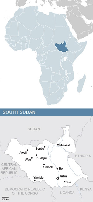 Map of Country and Africa