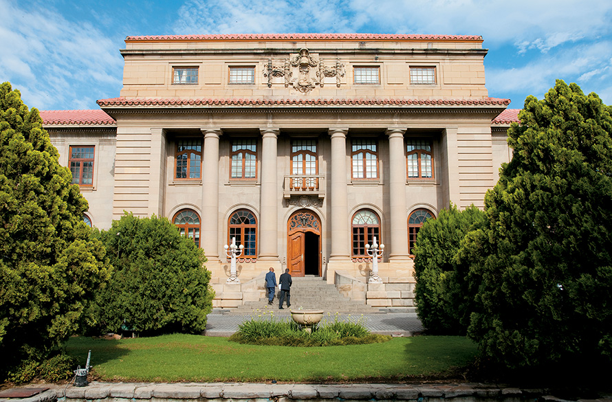 The Supreme Court of Appeal in Bloemfontein, the largest city in the Free State. The court is the second-highest court in South Africa – after the Constitutional Court in Johannesburg– with the power to judge appeals against decision made in the High Court. Bloemfontein is both South Africa's judicial capital and the capital of the Free State. (Media Club South Africa)