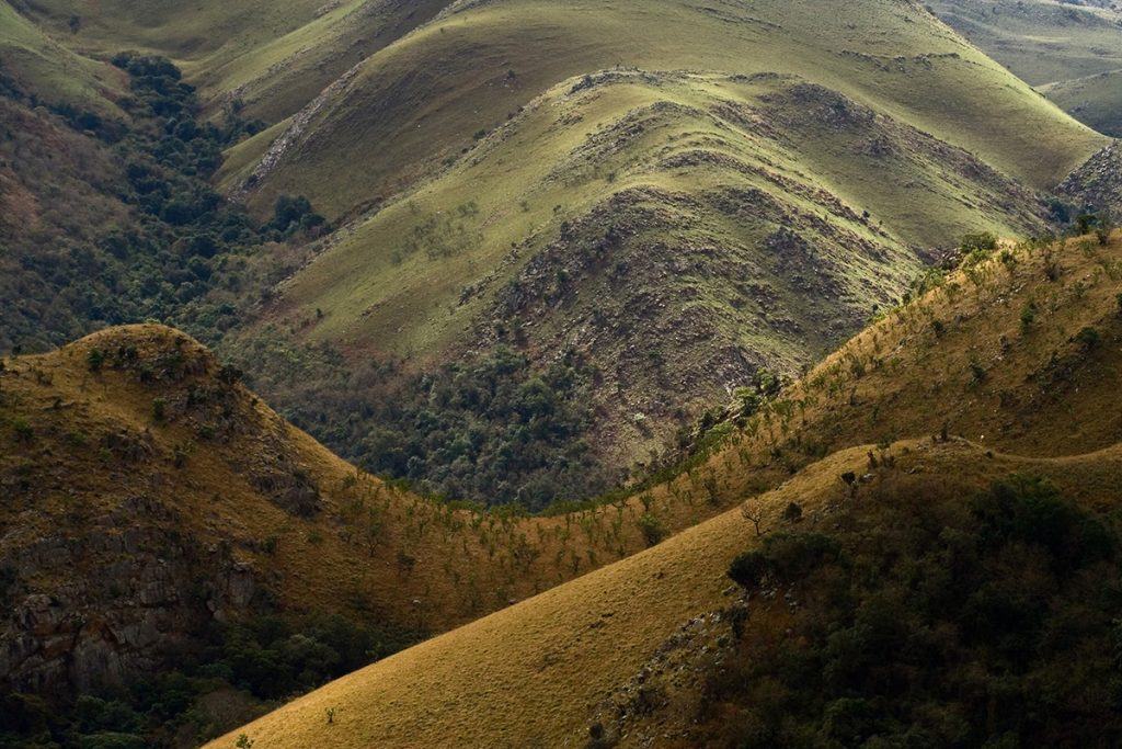 Africa - Hillscape in the Malolotja Nature Reserve, Swaziland.
