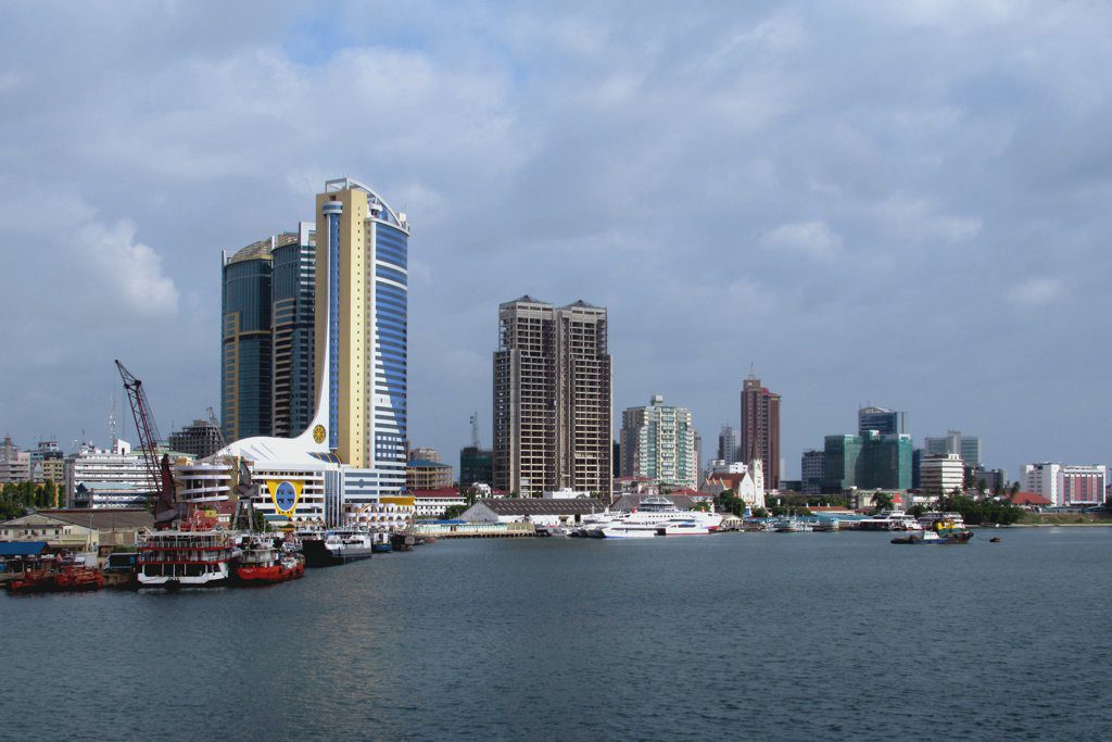 The waterfront skyline of Dar es Salaam, Tanzania’s largest city. With 4.4-million people, Dar is the biggest city in East Africa and home to the largest Swahili-speaking population in the world. It was founded in 1865 by Sultan Majid bin Said of Zanzibar, who gave the city its name. Dar es Salaam means “place of peace” in Arabic.