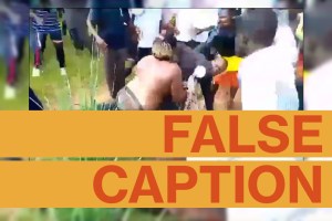 Video from DR Congo shows woman attacked for opposition vote, not for announcing ‘rigged’ election results