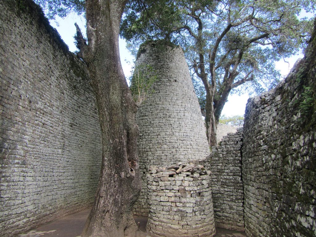 Africa - Inside the citadel of Great Zimbabwe, the ancient Shona city in the southeastern province of Masvingo. The 722-hectare city was the capital of the medieval Kingdom of Zimbabwe, which flourished for over two centuries, from 1220 to 1450.