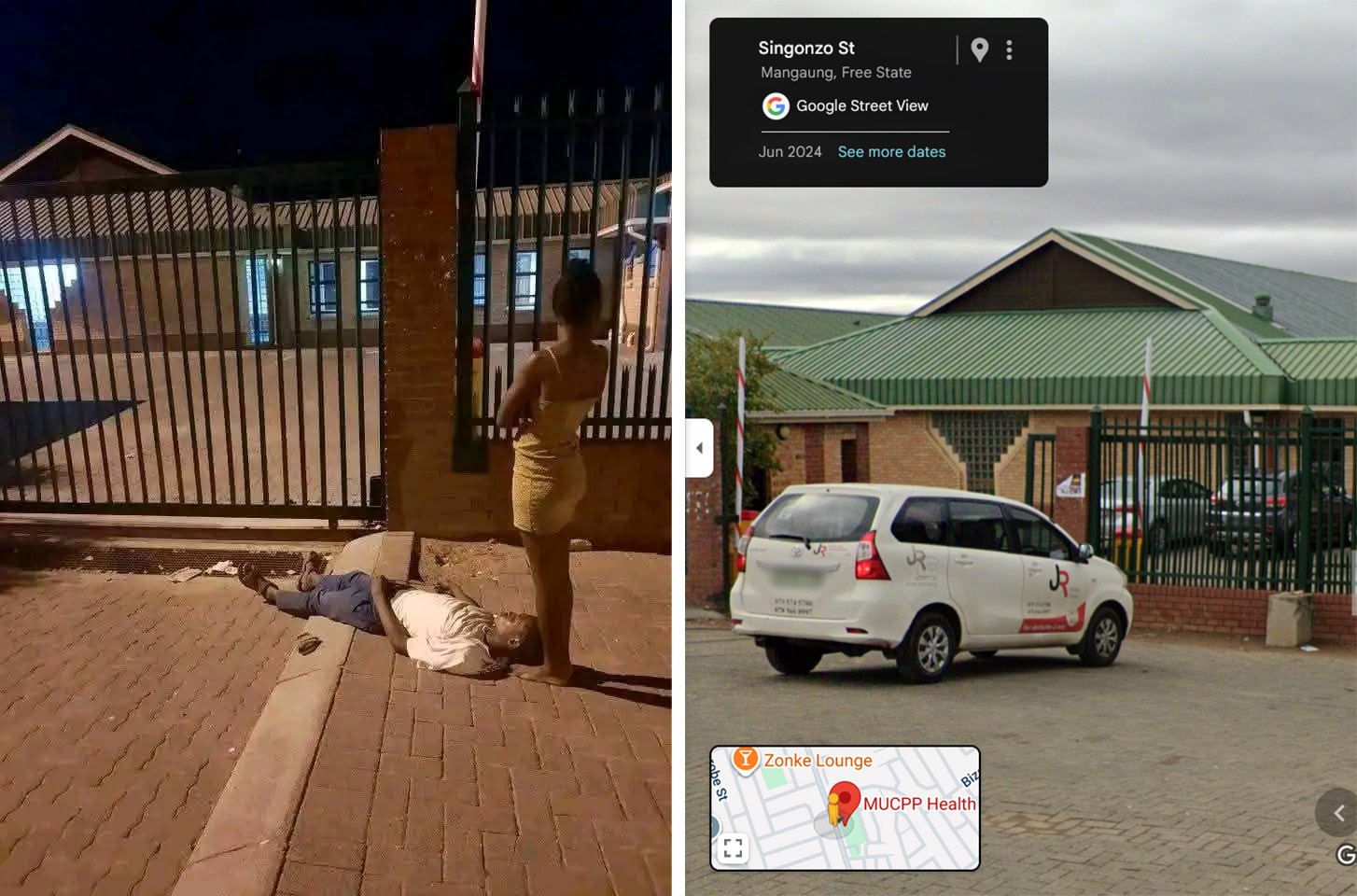A Google Street View of the MUCPP Community Health Centre confirms that it is the same building in the photo.